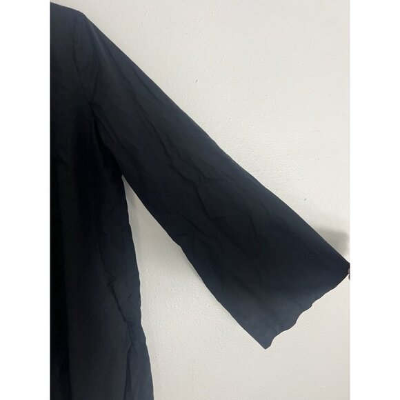 SBJ Austin Black Long Sleeve Cotton Tunic Top Size 1 - Picture 11 of 14